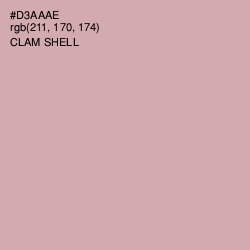 #D3AAAE - Clam Shell Color Image